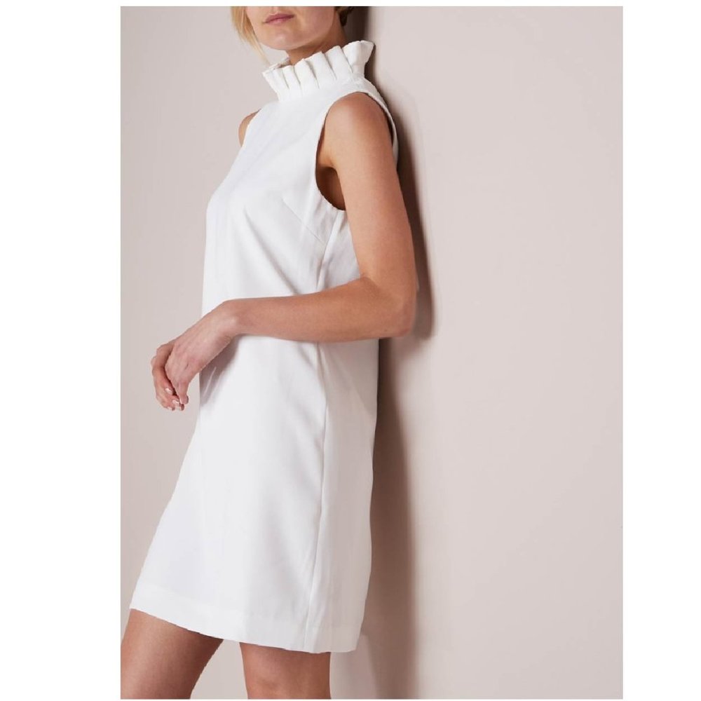 NWT Ted Baker Miyah Dramatic Pleated Ruffle Dress